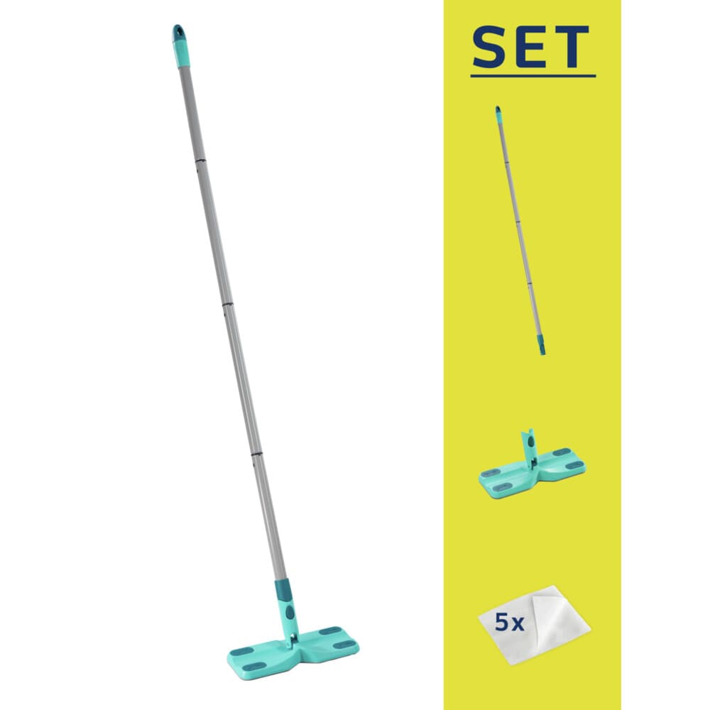 Leifheit Clean&Away Vloerwisser Set met 5 Stofdoekjes
