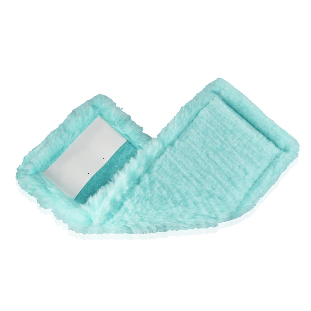 6x Leifheit Clean Twist Overtrek Klittenband Vloerwisser M Ergo 33 cm Static Plus