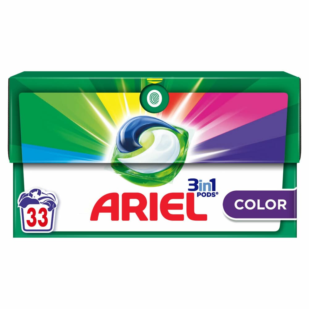2+1 gratis: Ariel 3in1 Wasmiddel Pods Color 33 stuks