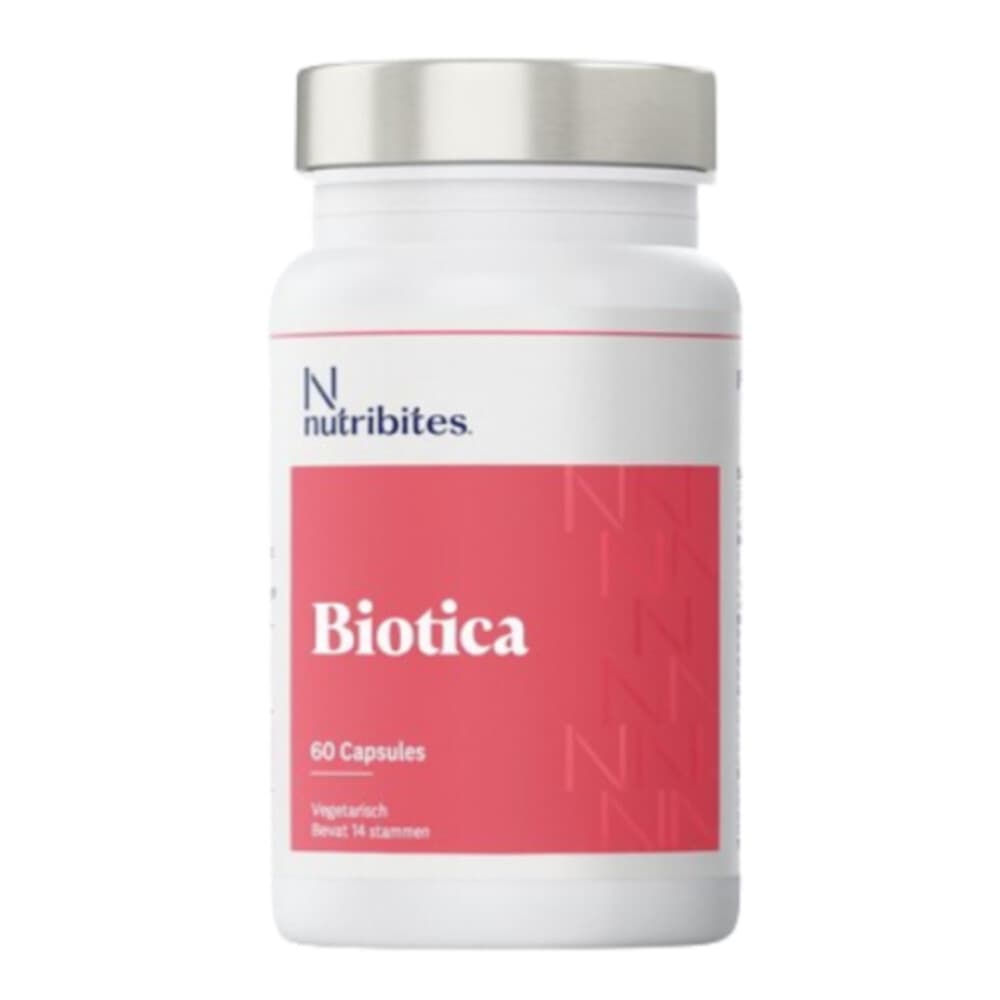 Gratis Verzending: 12x Nutribites Biotica 60 capsules