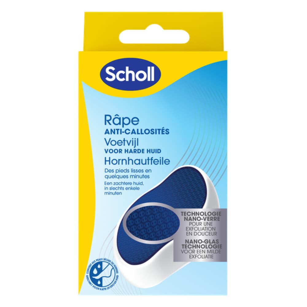 6x Scholl Voetvijl Nano Glas