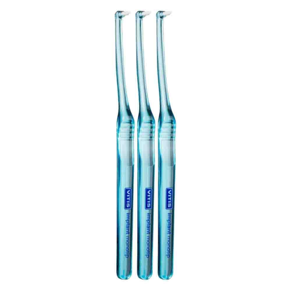 3x Vitis Implantaten Tandenborstel Monotip