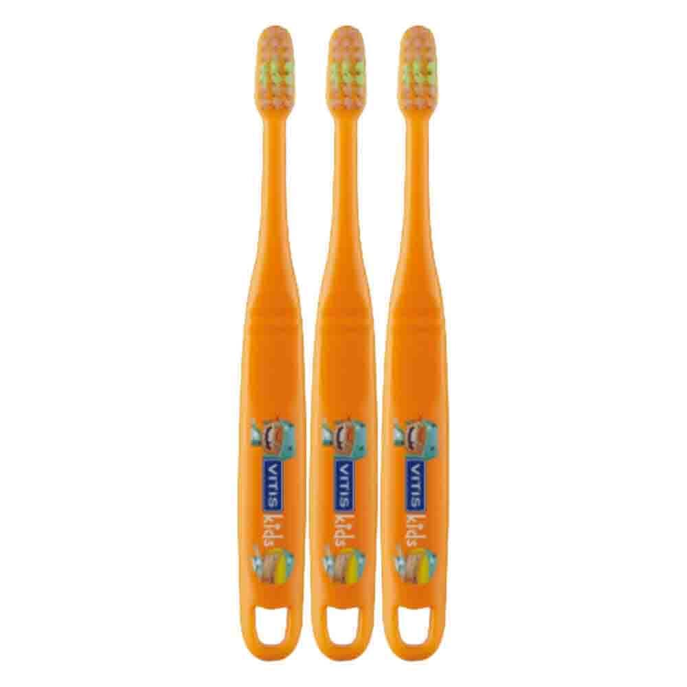 3x Vitis Tandenborstel Kids