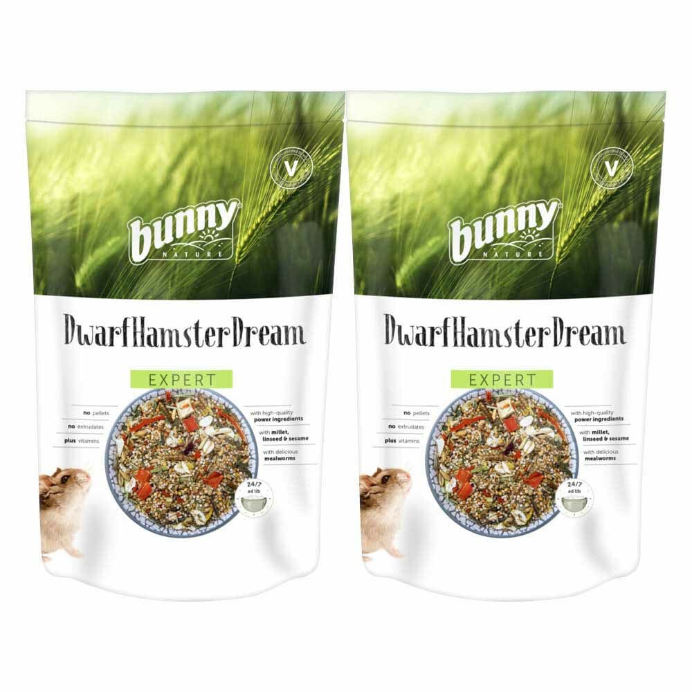 2x Bunny Nature Dwerghamsterdroom Expert 500 gr