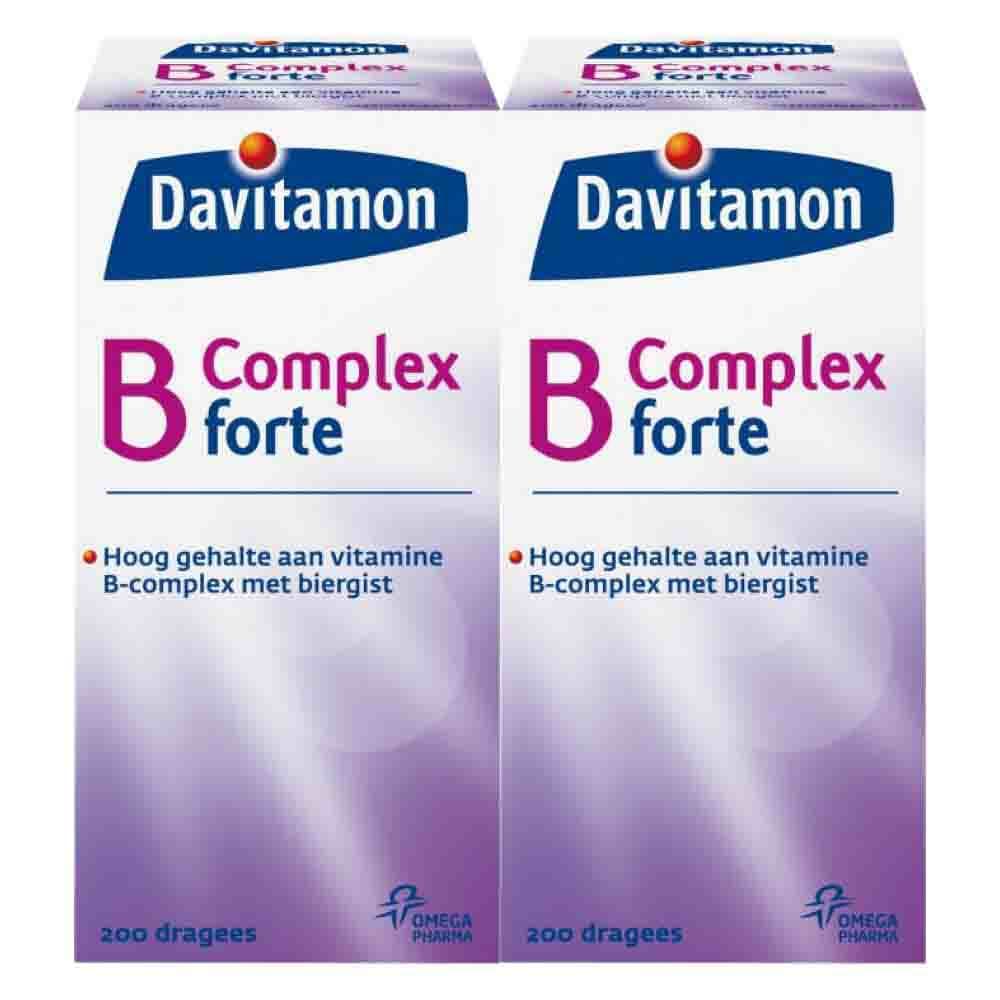 Gratis Verzending: 2x Davitamon B Complex Forte 200 stuks
