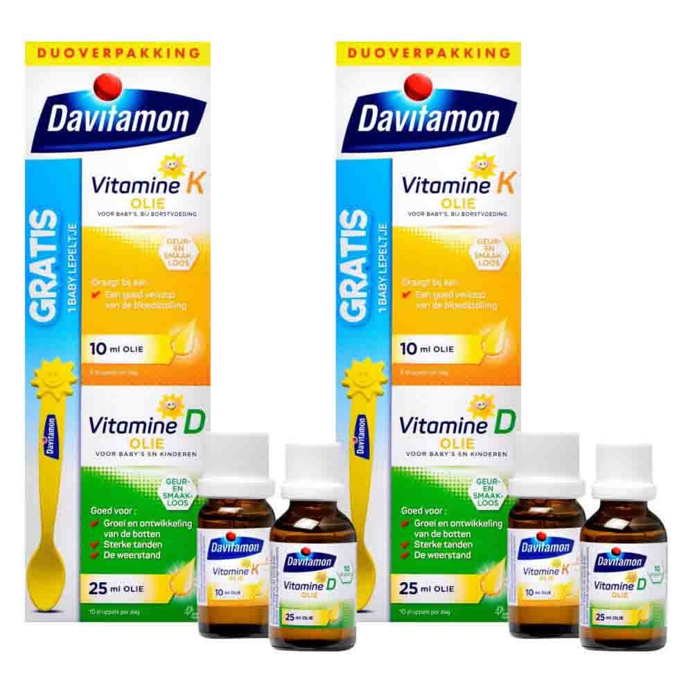Gratis Verzending: 2x Davitamon Baby 1ste Vitamines 35 ml