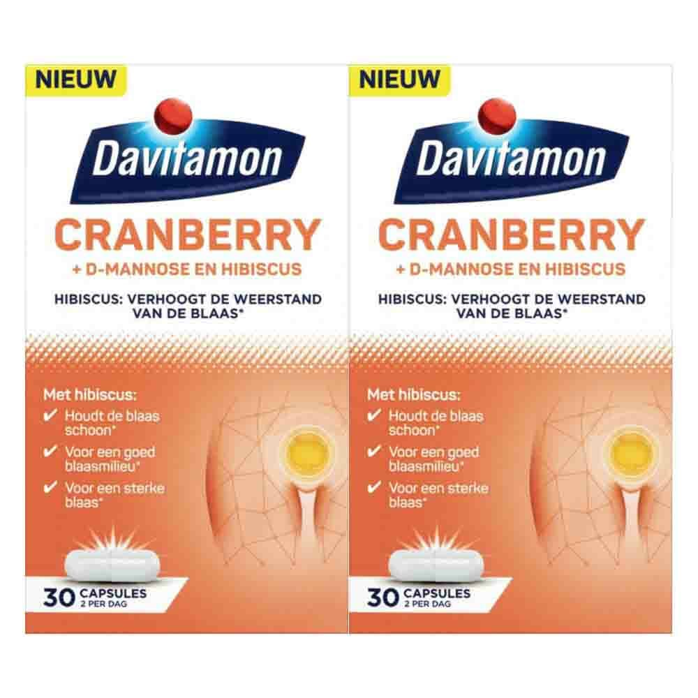Gratis Verzending: 2x Davitamon Cranberry 30 capsules