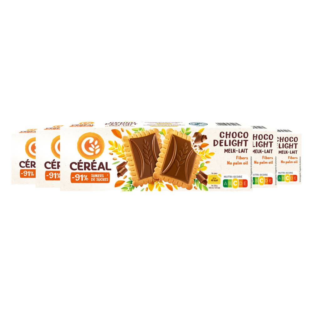 5x Céréal Chocokoek Delight Melk 126 gr
