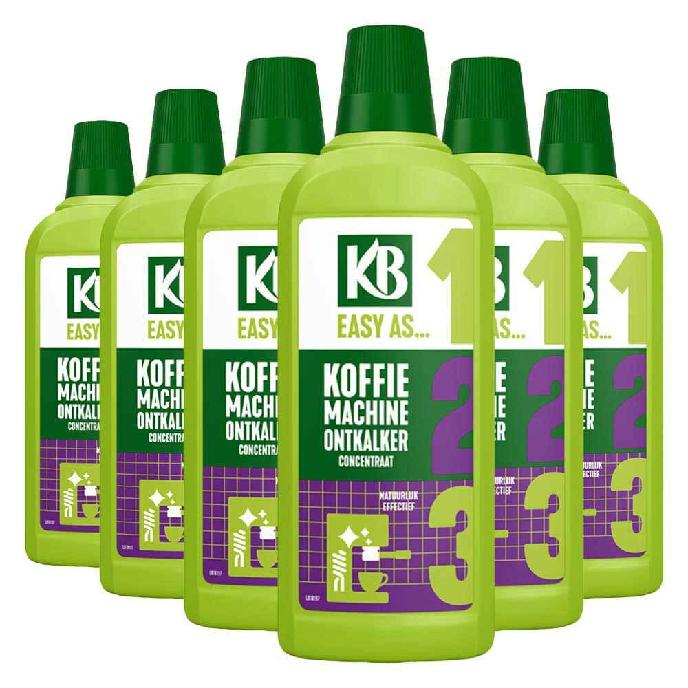 6x KB Easy Ontkalker Koffiemachine Concentraat 750 ml
