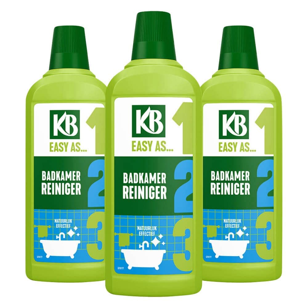 3x KB Easy Badkamerreiniger Concentraat 750 ml