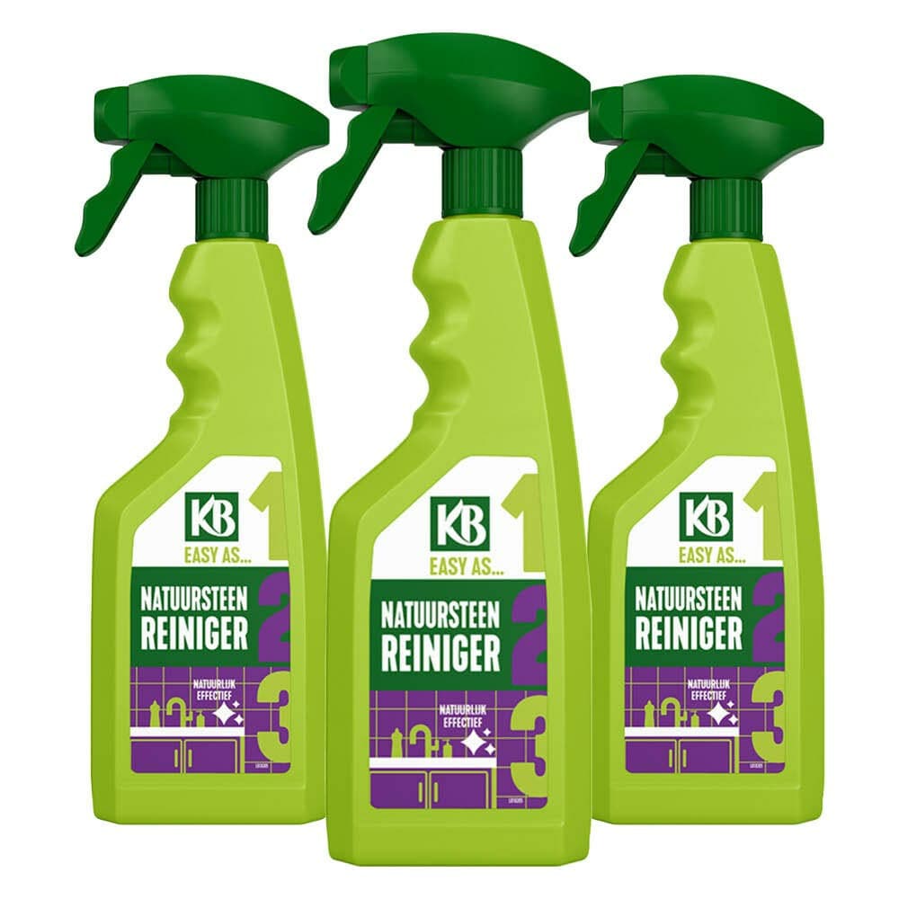 3x KB Easy Natuursteenreiniger Spray 500 ml