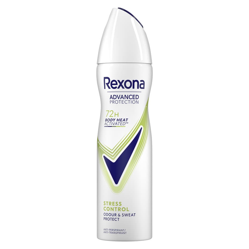 2+1 gratis: Rexona Deodorant Spray Advanced Protection Stress Control 150 ml