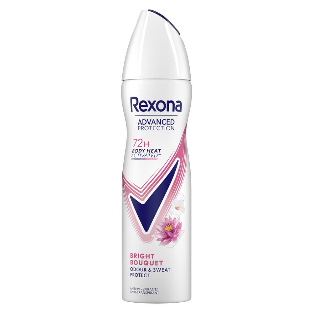 2+1 gratis: Rexona Deodorant Spray Advanced Protection Bright Bouquet 150 ml