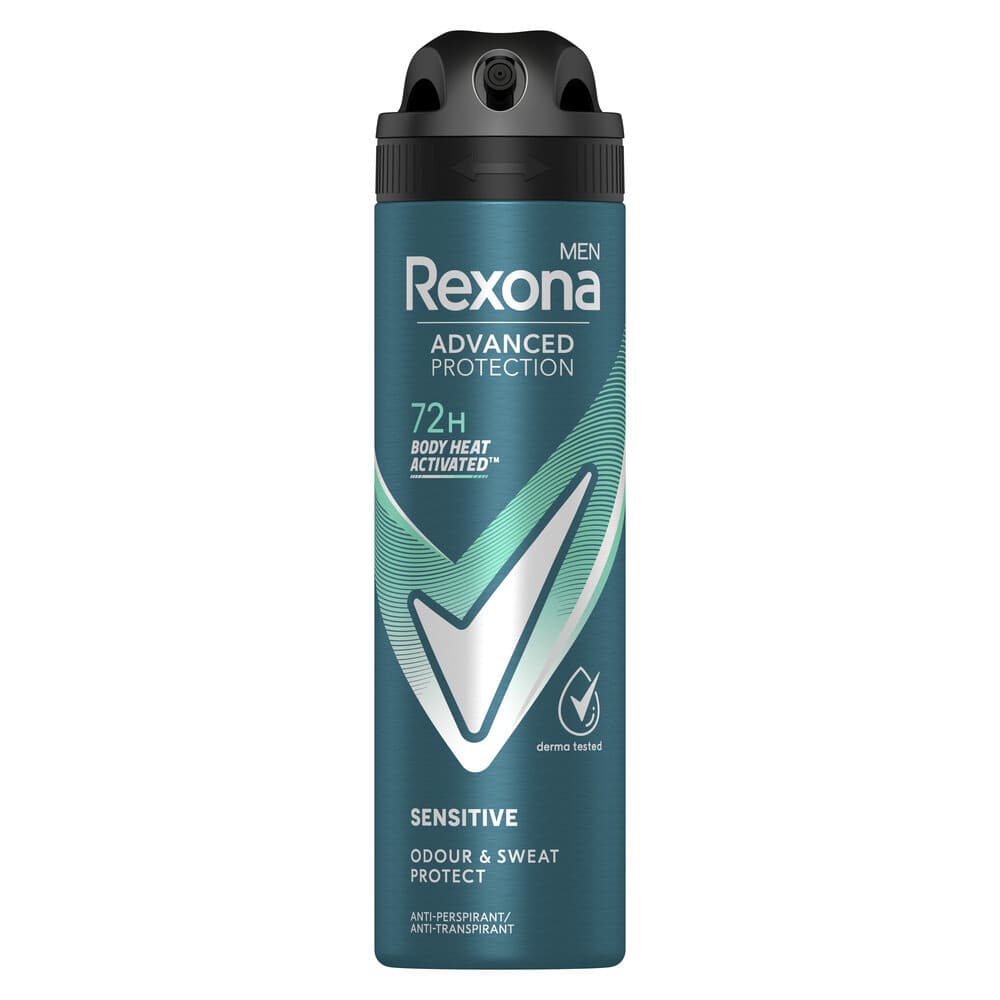 2+1 gratis: Rexona Men Deodorant Spray Advanced Protection Sensitive 150 ml
