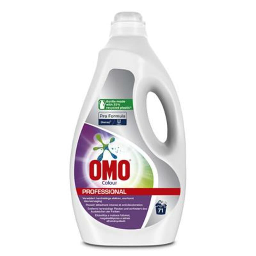 2e halve prijs: Omo Professional Vloeibaar Wasmiddel Color - 71 Wasbeurten Pro Formula 5 liter