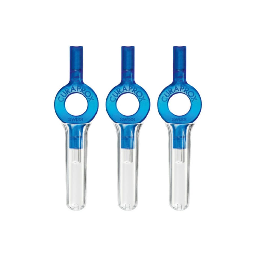 Curaprox Handige Houder Interdentale Rager UHS 409 Blauw 3 stuks