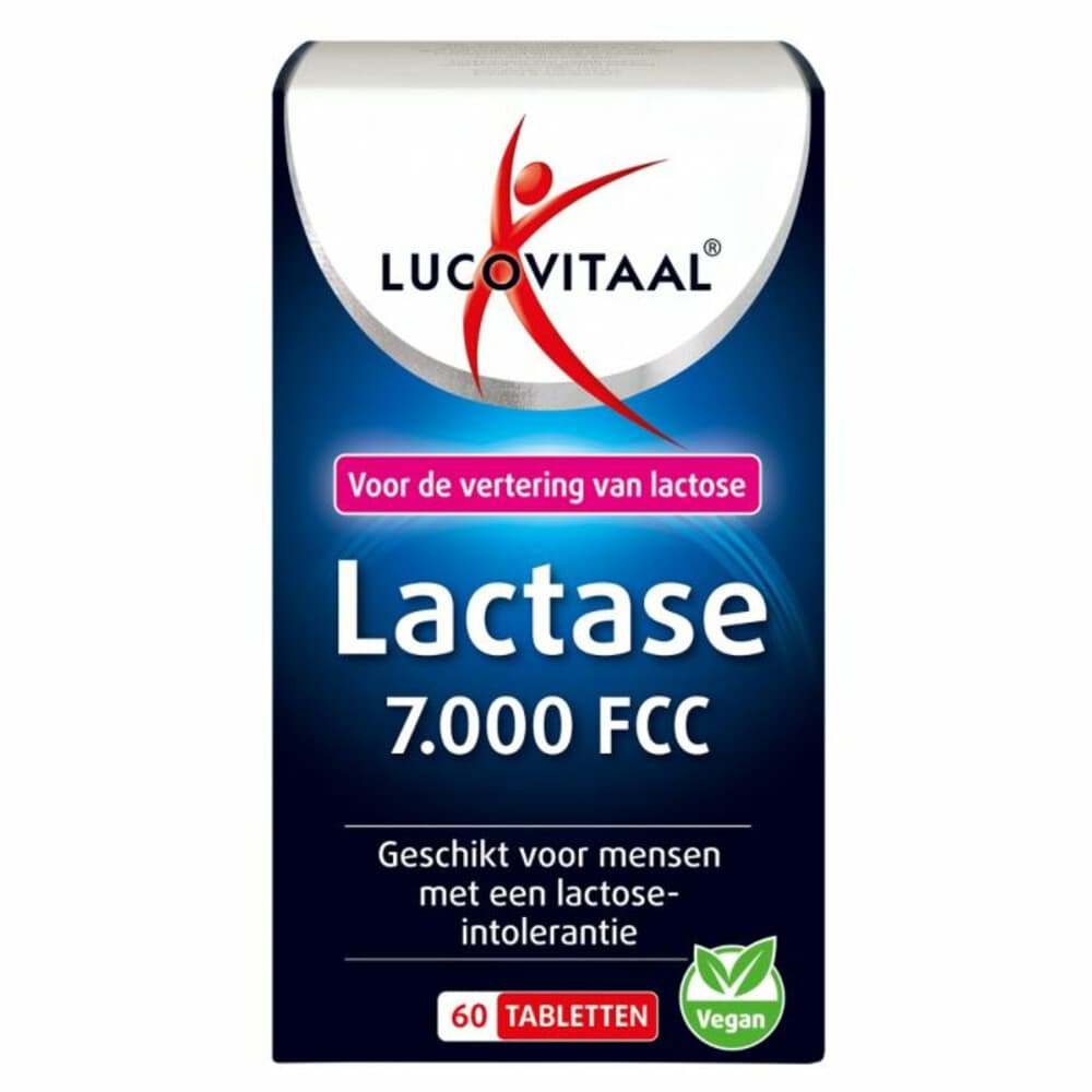 2+2 gratis: Lucovitaal Lactase 7000 FCC 60 tabletten