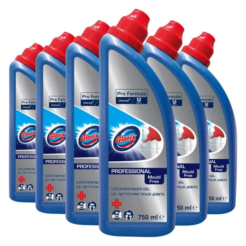 6x Glorix Professional Voegenreiniger Pro Formula 750 ml