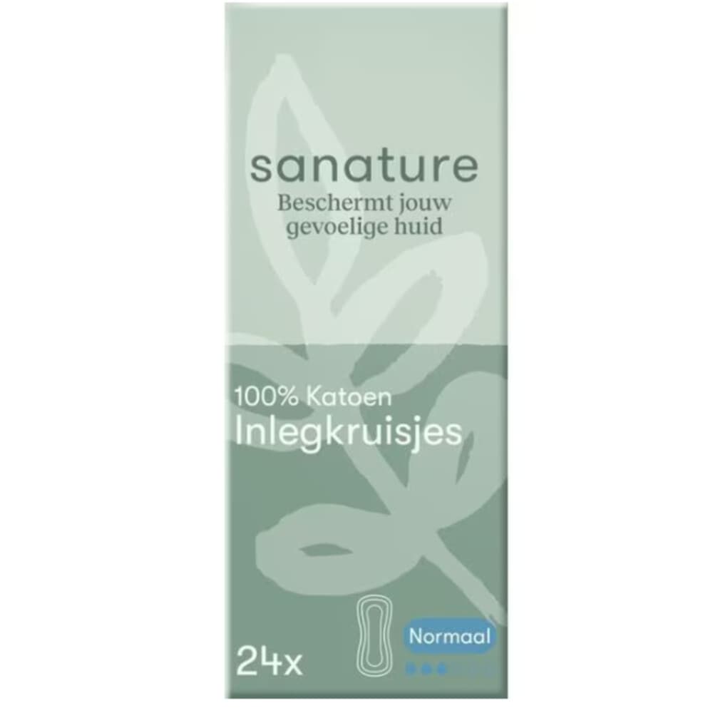 Sanature 100% Katoenen Inlegkruisjes Normaal 24 stuks