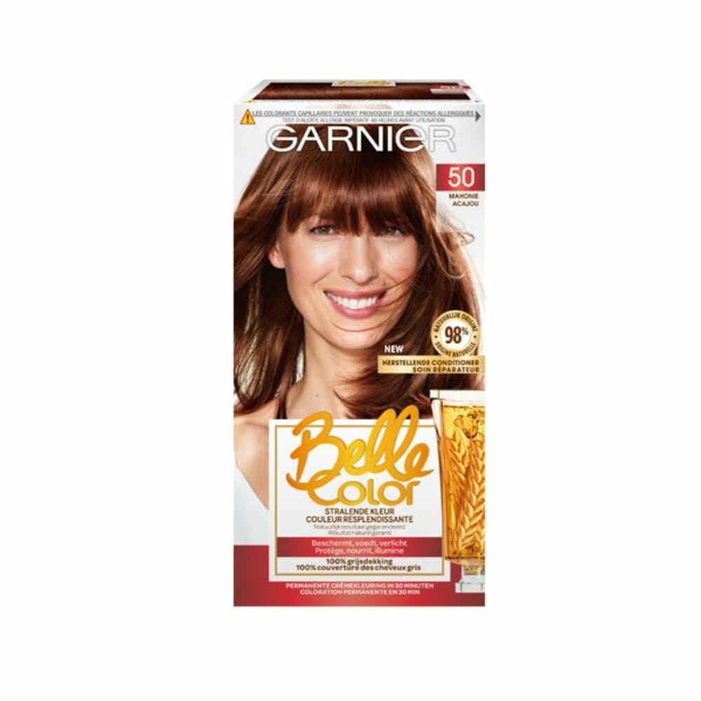 1+1 gratis: Garnier Belle Color Permanente Crèmekleuring 50 Mahonie