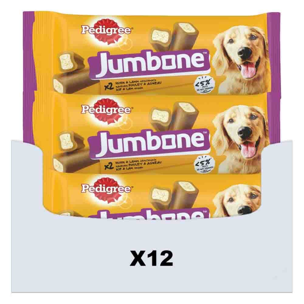 12x Pedigree Jumbone Hondensnacks Medium Kip&Lam