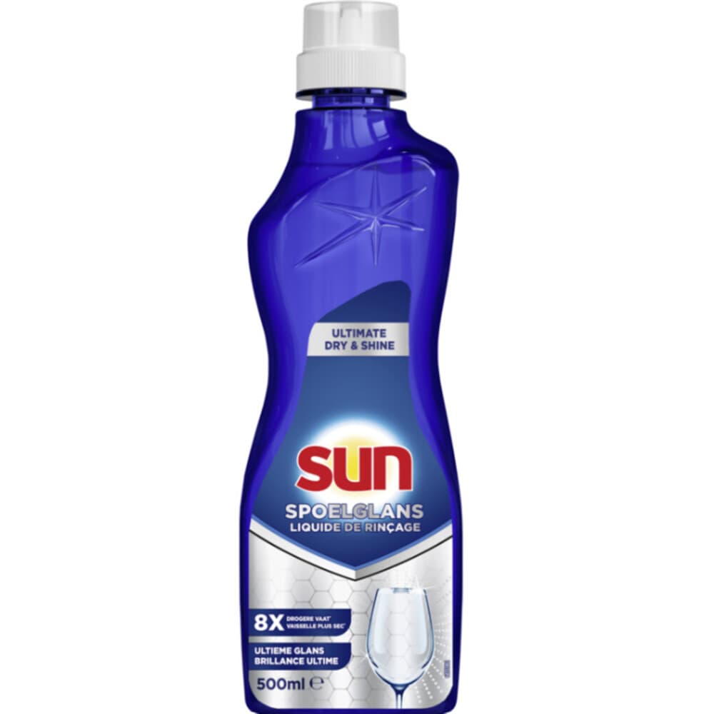 2e halve prijs: Sun Spoelglansmiddel Dry&Shine 500 ml