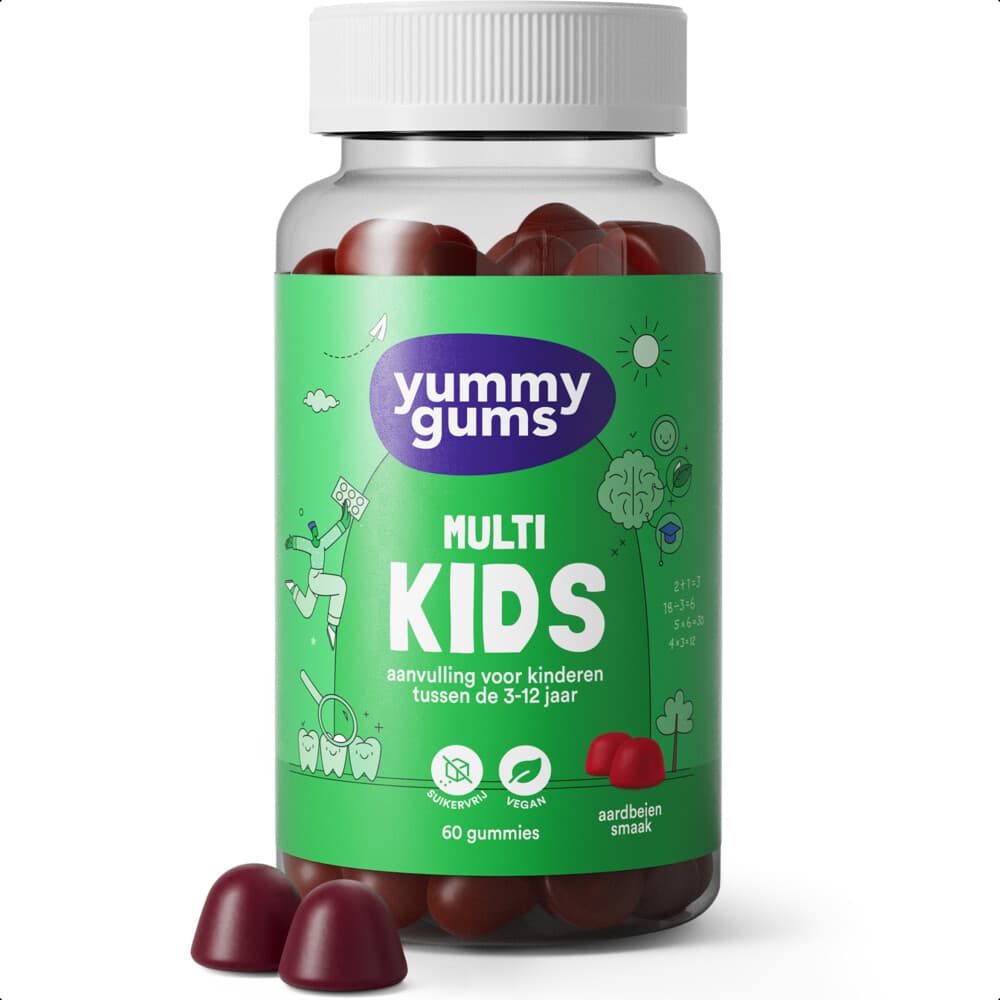 Gratis Verzending: Yummygums Multi Kids 60 gummies