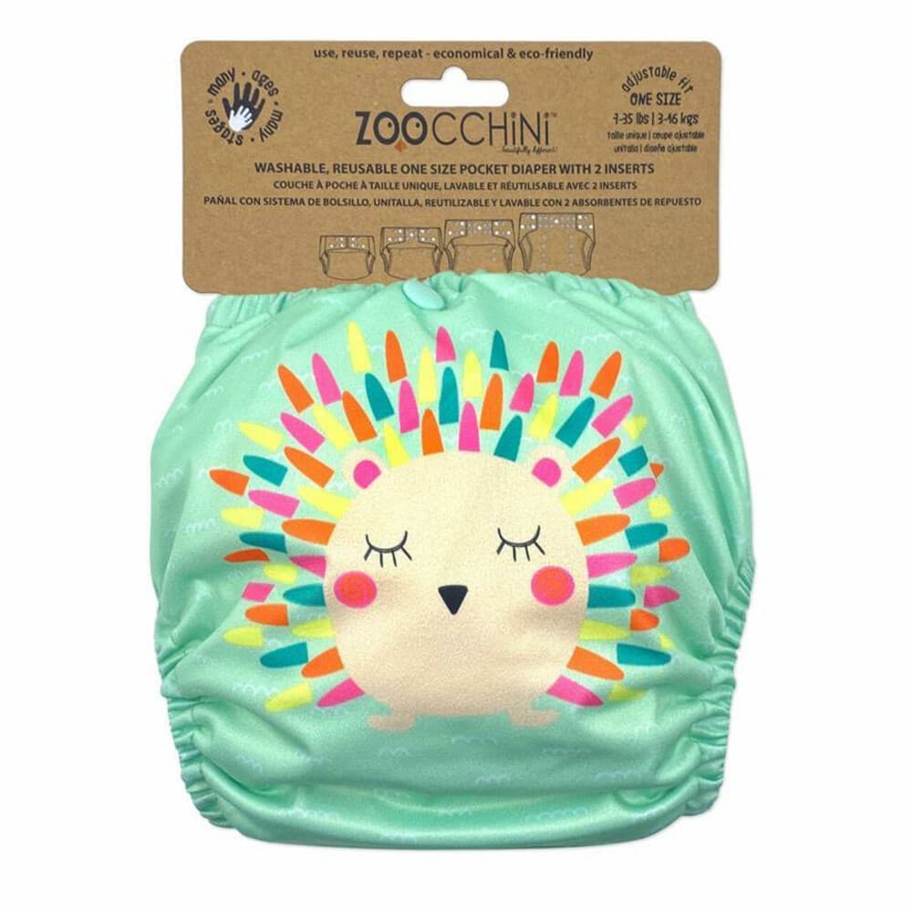 Zoocchini Wasbare Luier Harriet the HedgeHog (incl. 2 inserts)
