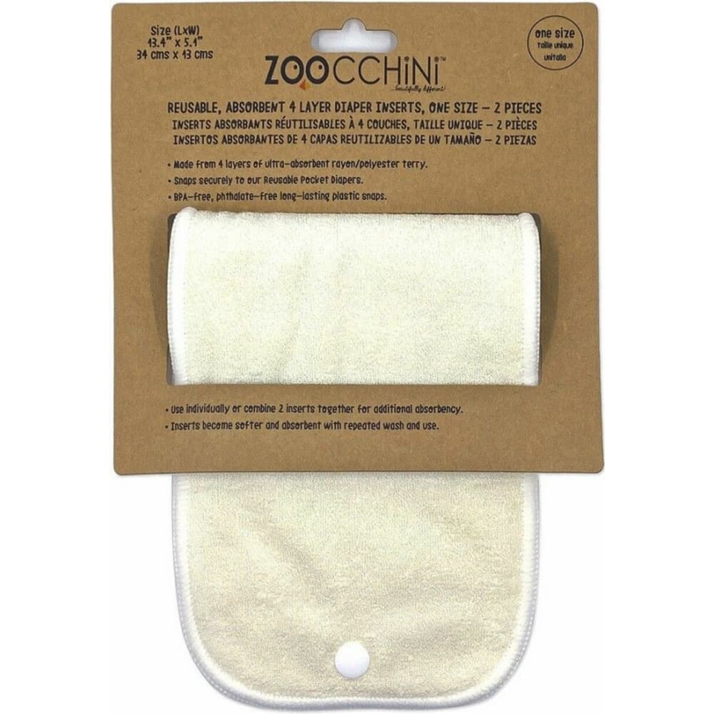 Zoocchini Wasbare Luier Inserts 2 stuks
