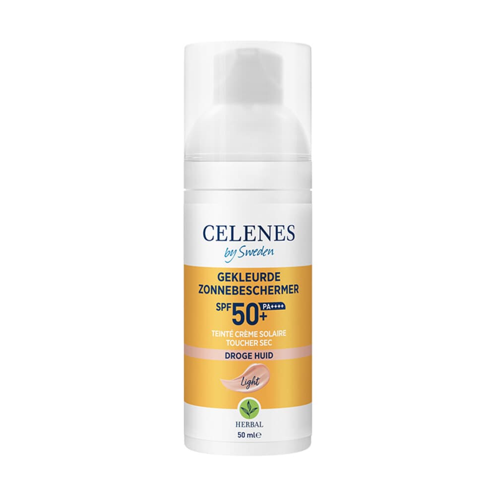 Celenes Herbal Dry Touch Zonnefluïde Getint SPF 50 50 ml
