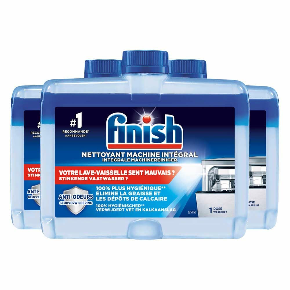 3x Finish Integrale Machinereiniger Regular 250 ml
