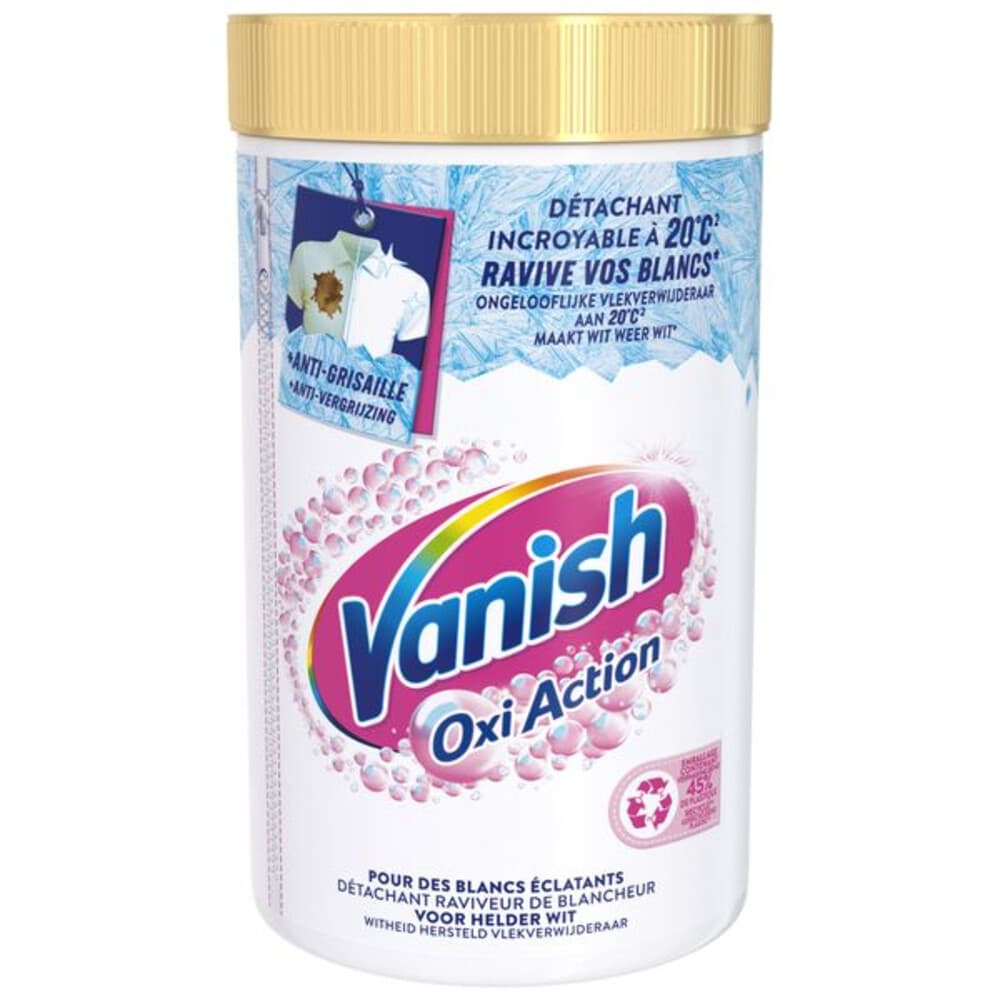 2e halve prijs: Vanish Oxi Action Wasbooster Poeder Whitening 1410 gr