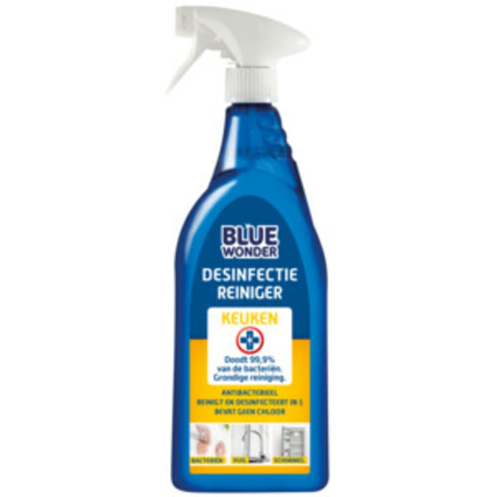 Blue Wonder Desinfectie Spray Keukenreiniger 750 ml