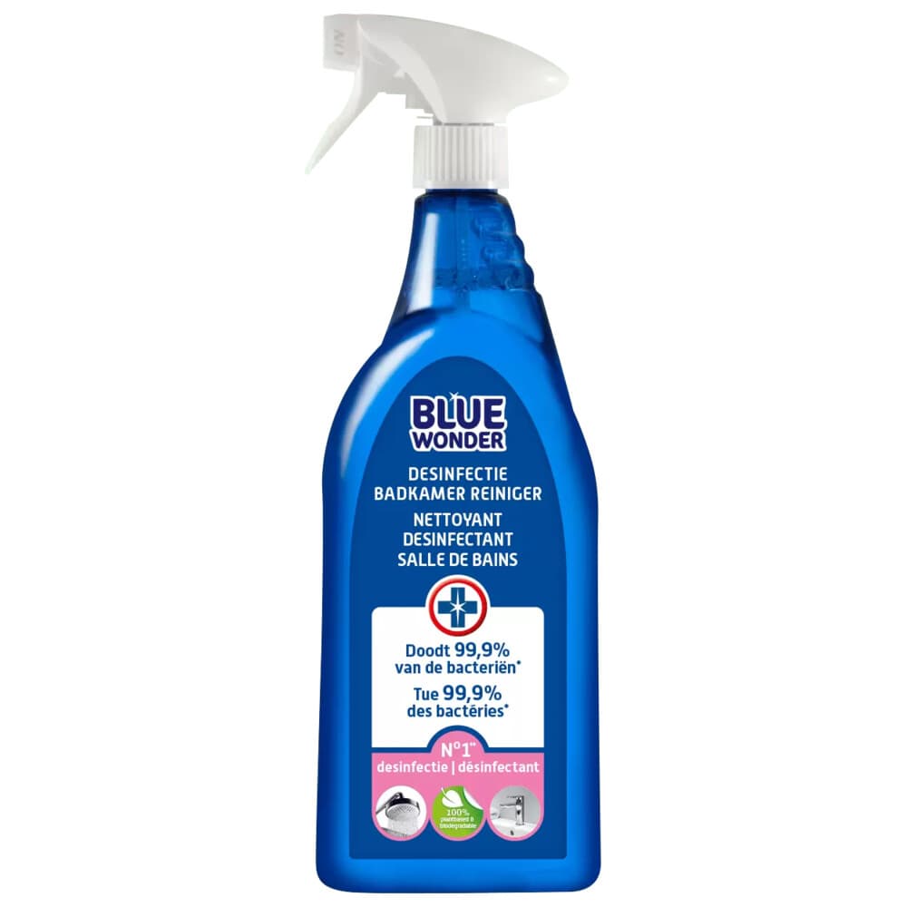 6x Blue Wonder Desinfectie Spray Bad&Wc 750 ml
