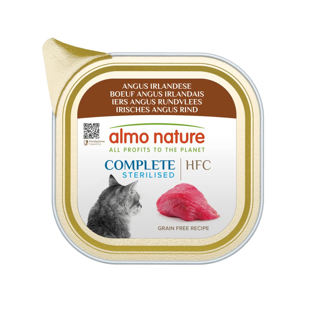 Almo Nature HFC Alu Kattenvoer Nat Blikje Angus Rund 85 gr