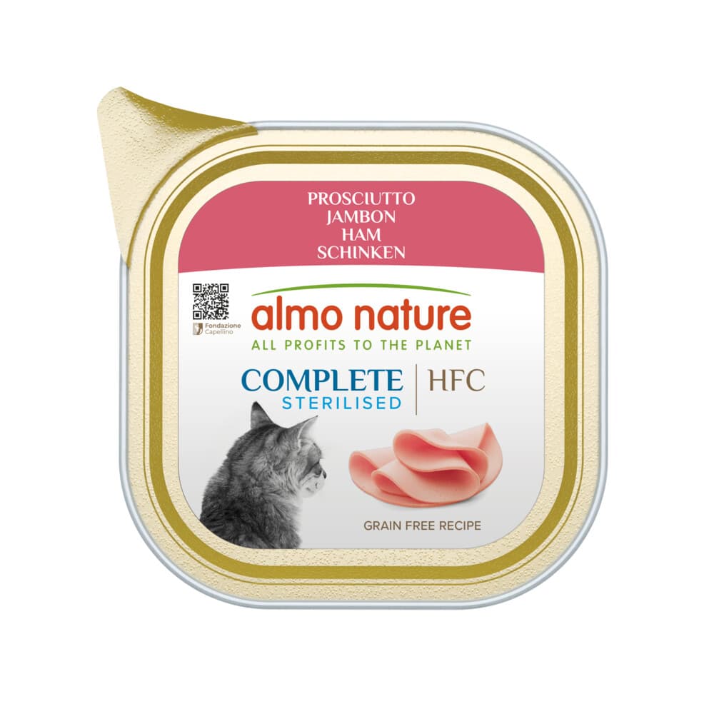 Almo Nature HFC Alu Kattenvoer Nat Blikje Ham 85 gr