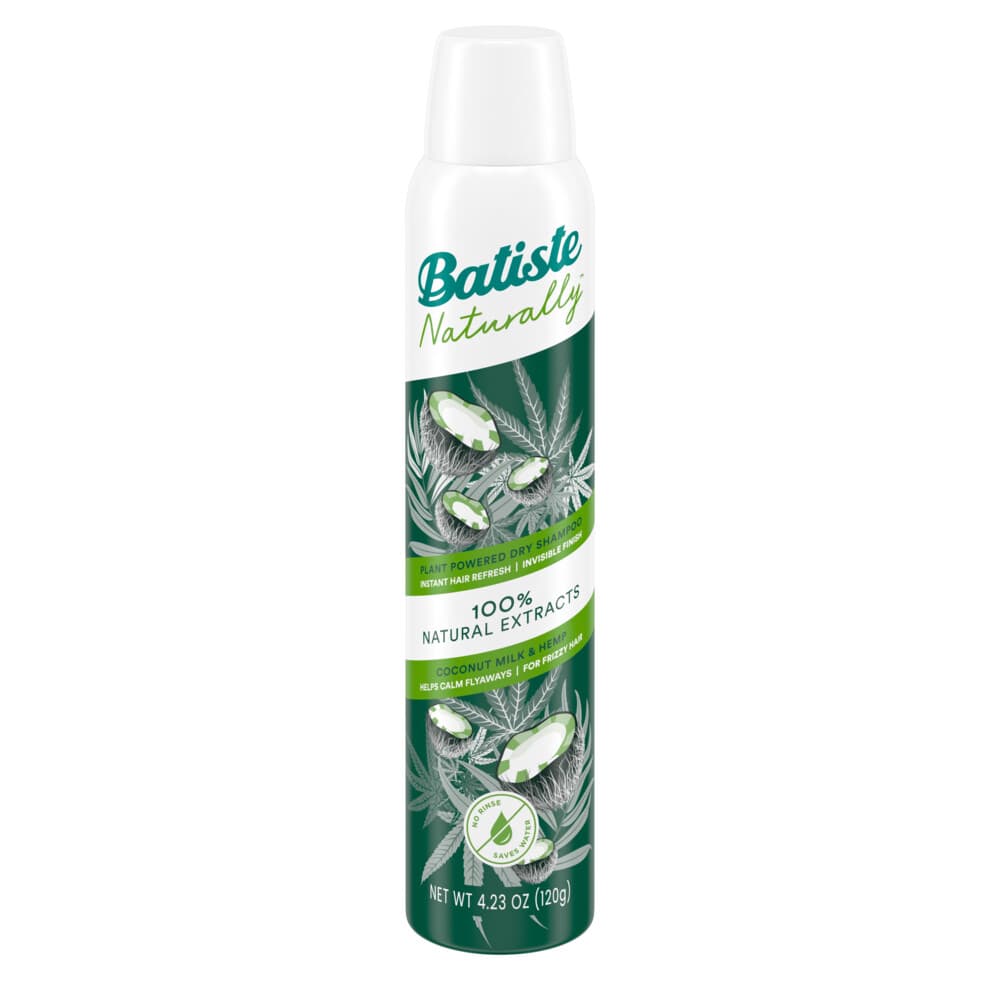 6x Batiste Naturally Droogshampoo Coconut Milk&Hemp Seed Oil 200 ml