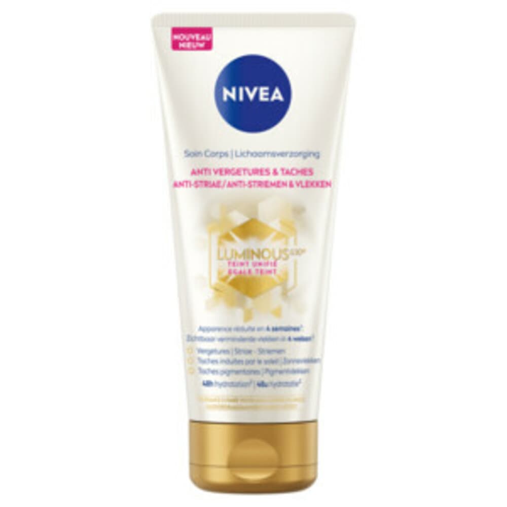 1+1 gratis: NIVEA Luminous 630 Huidolie Anti-Striae Serum 200 ml