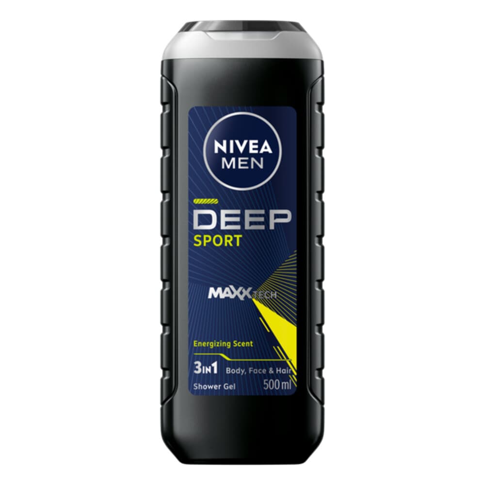 1+1 gratis: NIVEA Men Douchegel Deep Sport 500 ml