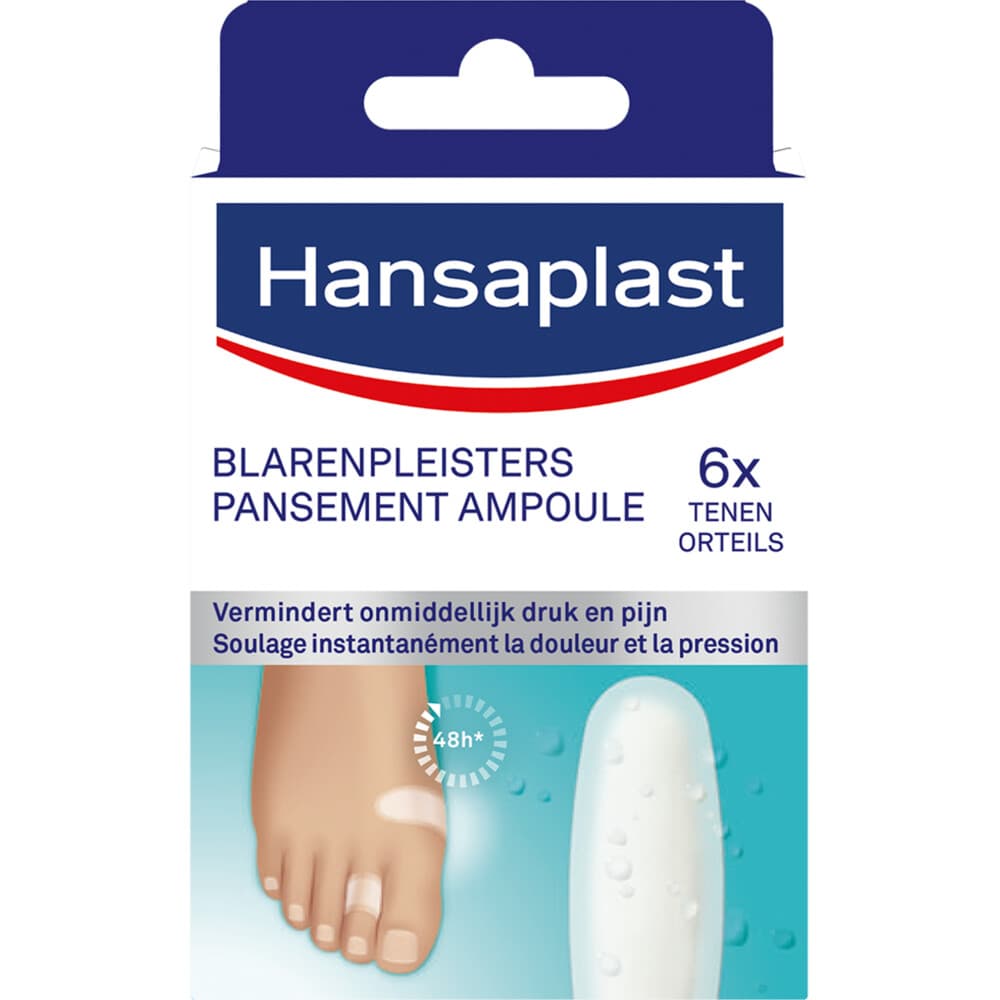 6x Hansaplast SOS Blaarpleisters Klein 6 stuks