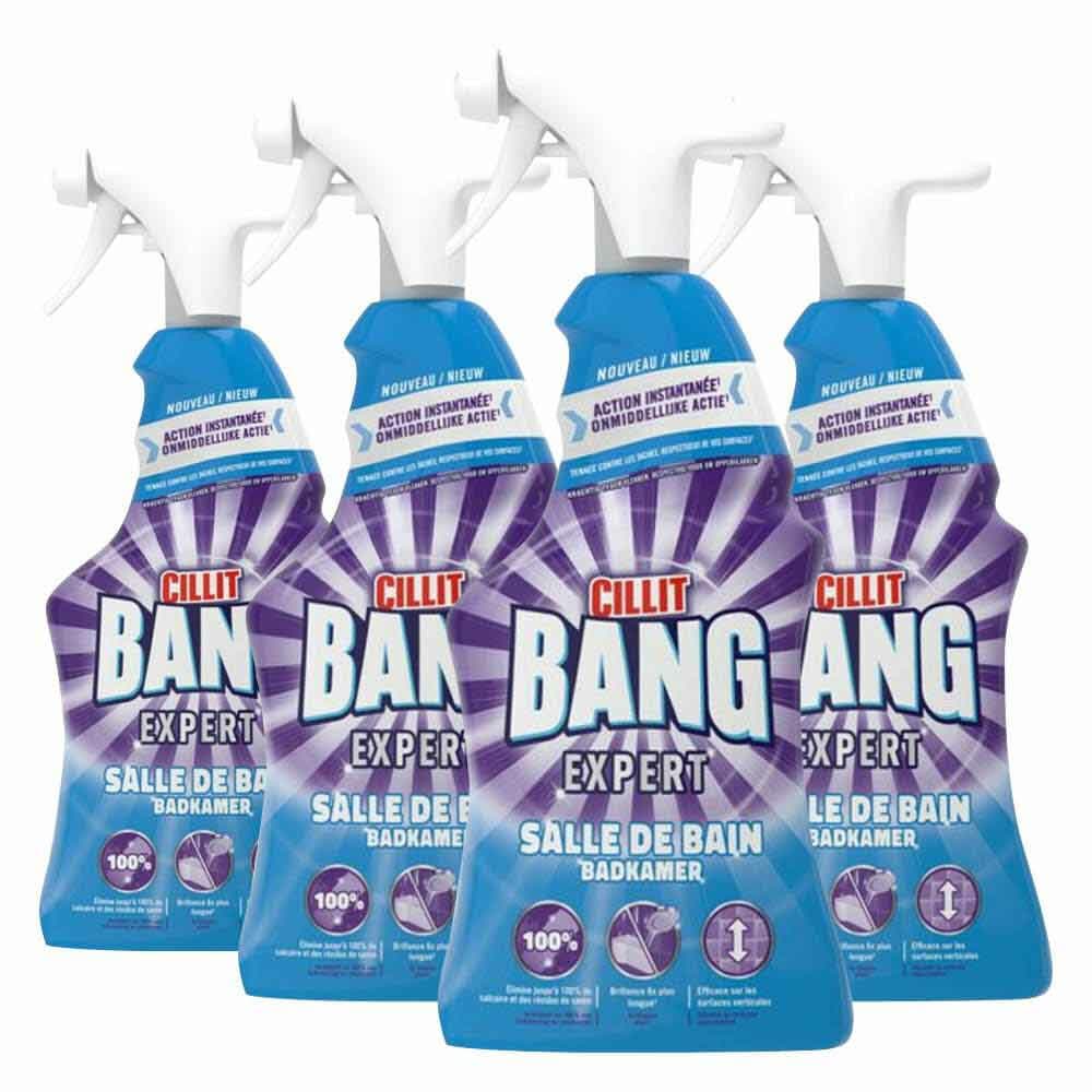4x Cillit Bang Expert Badkamer Spray 750 ml