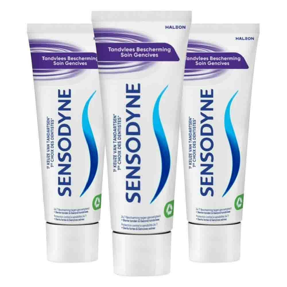 3x Sensodyne Tandpasta Gum Protection 75 ml