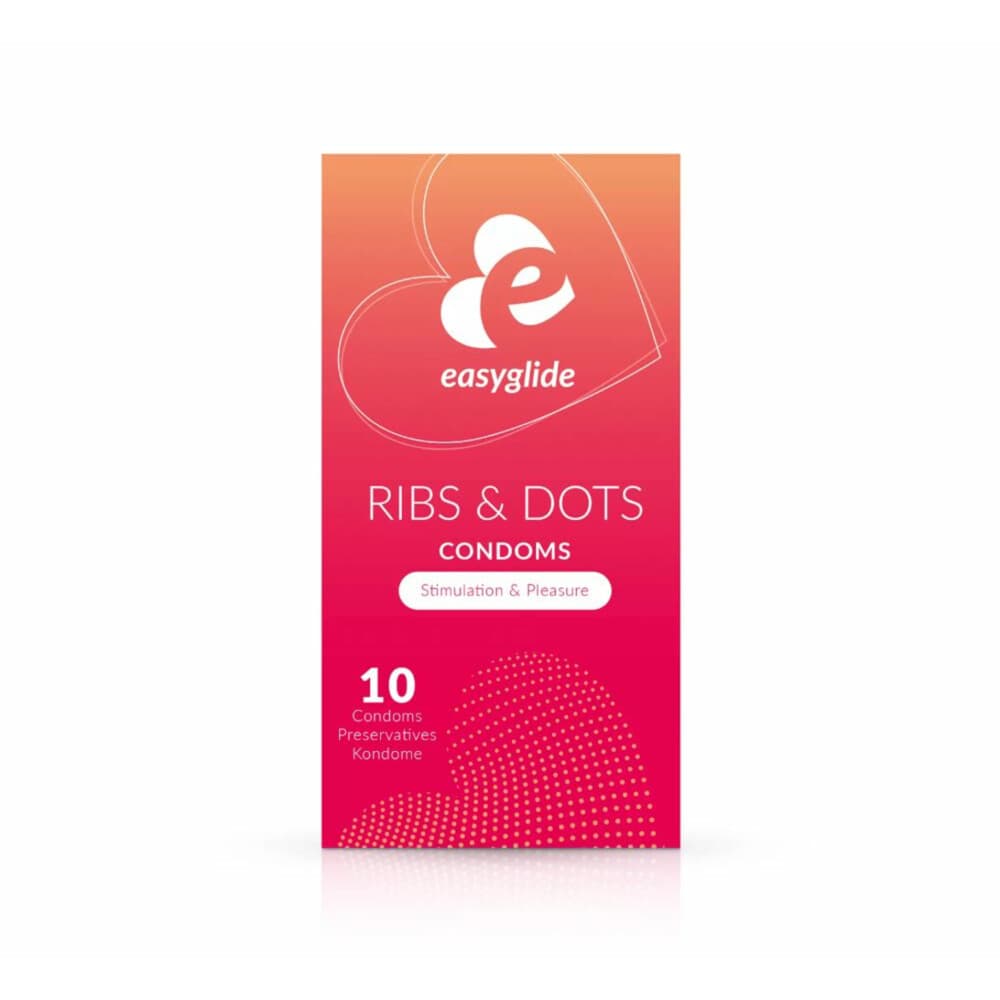 Easyglide Condooms Ribs&Dots 10 stuks