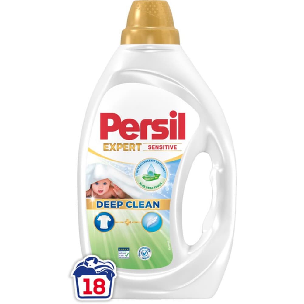 2+1 gratis: Persil Wasmiddel Expert Sensitive 18 Wasbeurten 810 ml