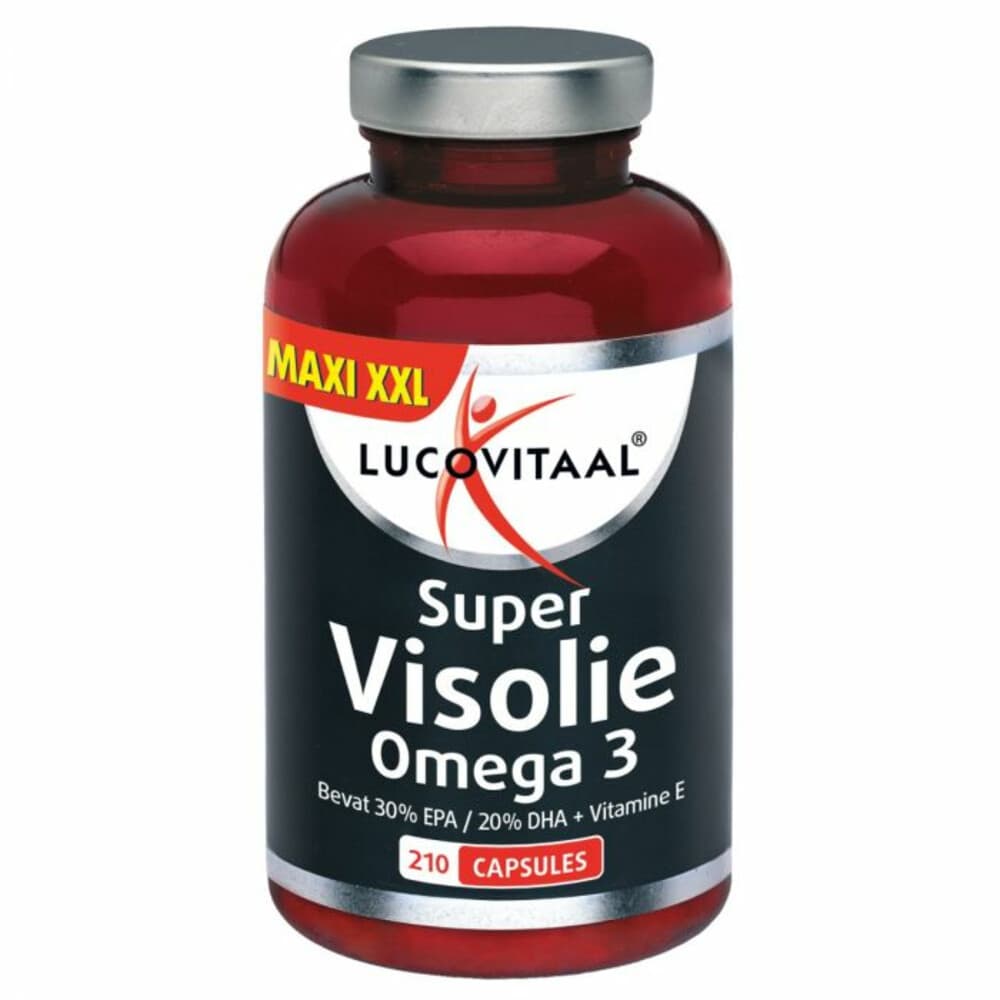 Gratis Verzending: 2x Lucovitaal Visolie Super Omega 3 Maxi XXL 210 capsules