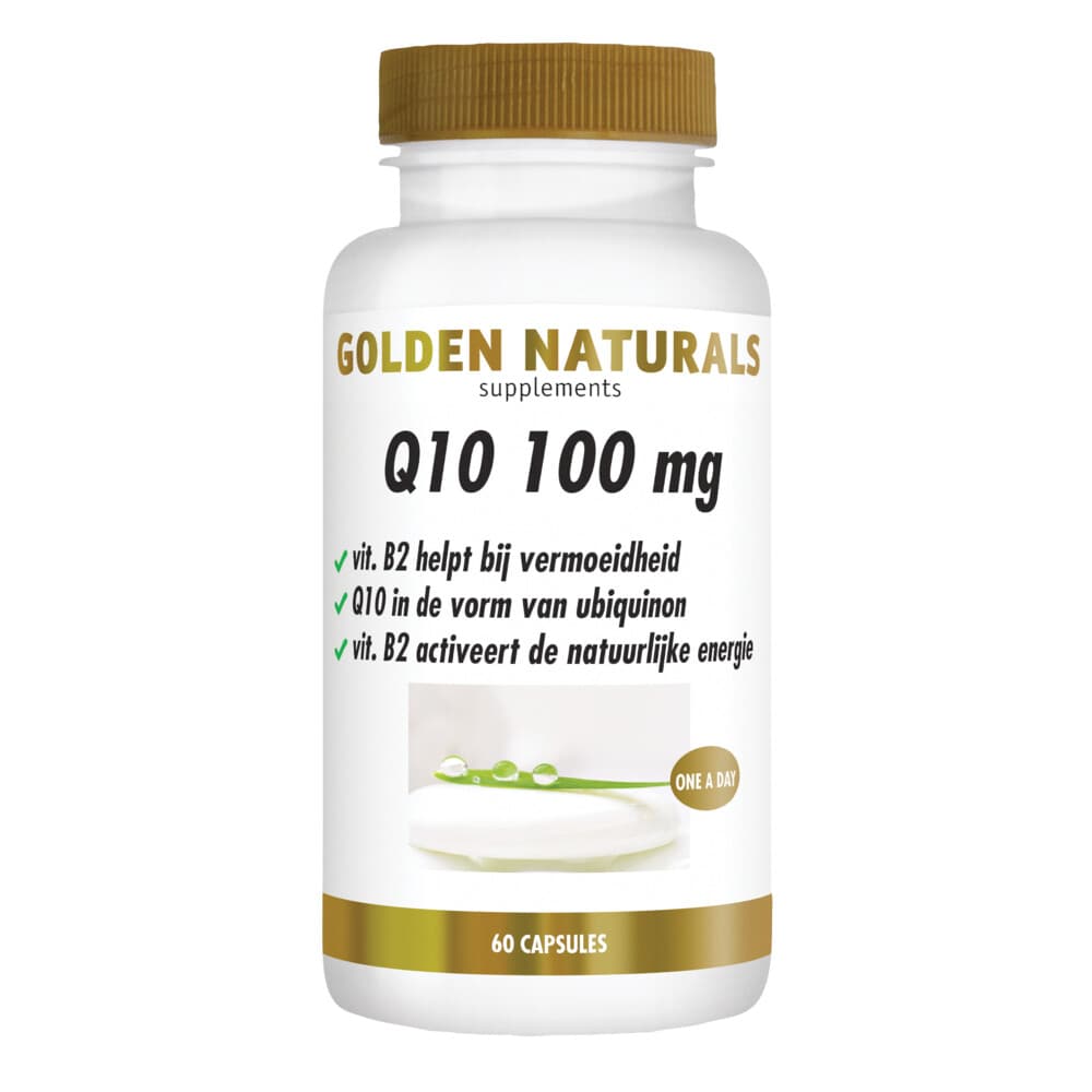 Gratis Verzending: Golden Naturals Q10 100mg 60 vegacapsules