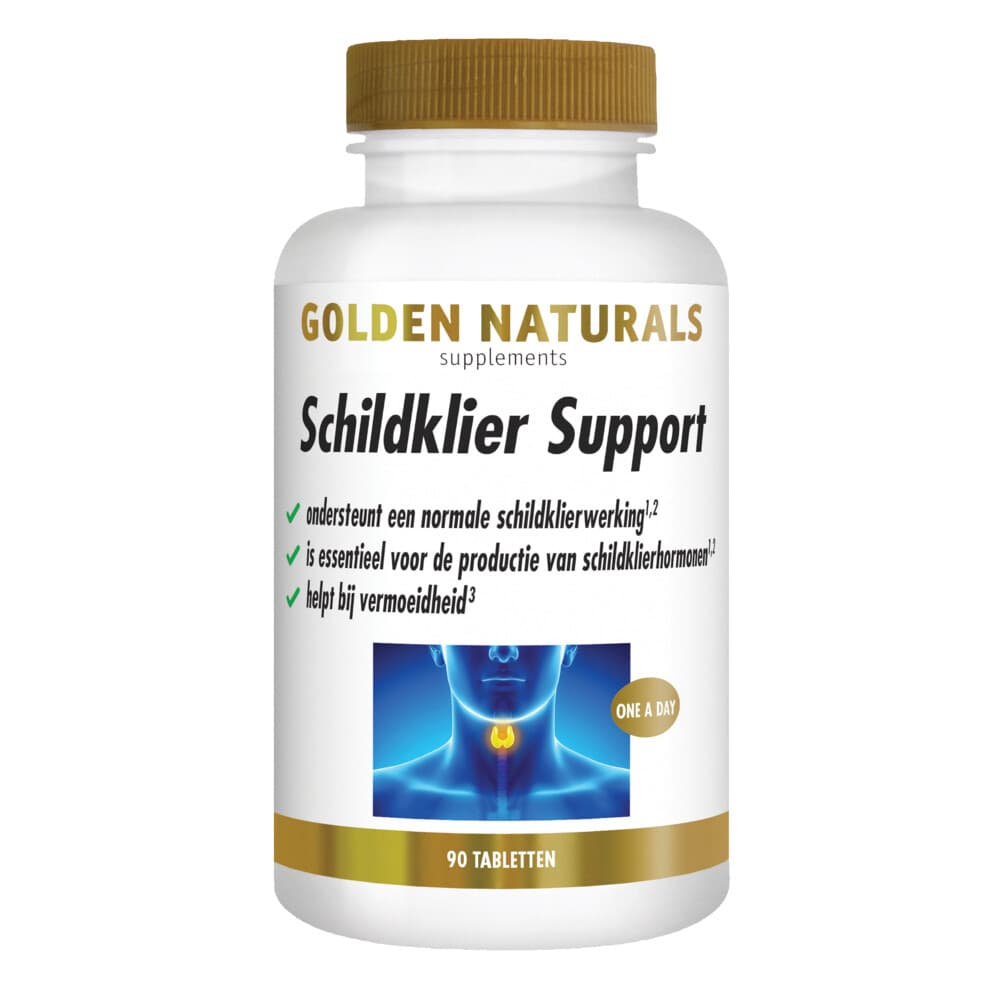 Gratis Verzending: Golden Naturals Schildklier Support 90 tabletten