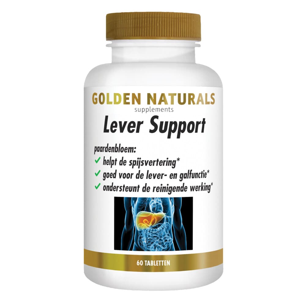 Gratis Verzending: 2x Golden Naturals Lever Support Vegan 60 tabletten