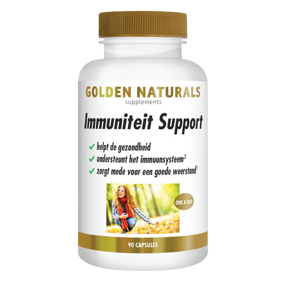 Gratis Verzending: 2x Golden Naturals Immuniteit Support 90 vegacapsules
