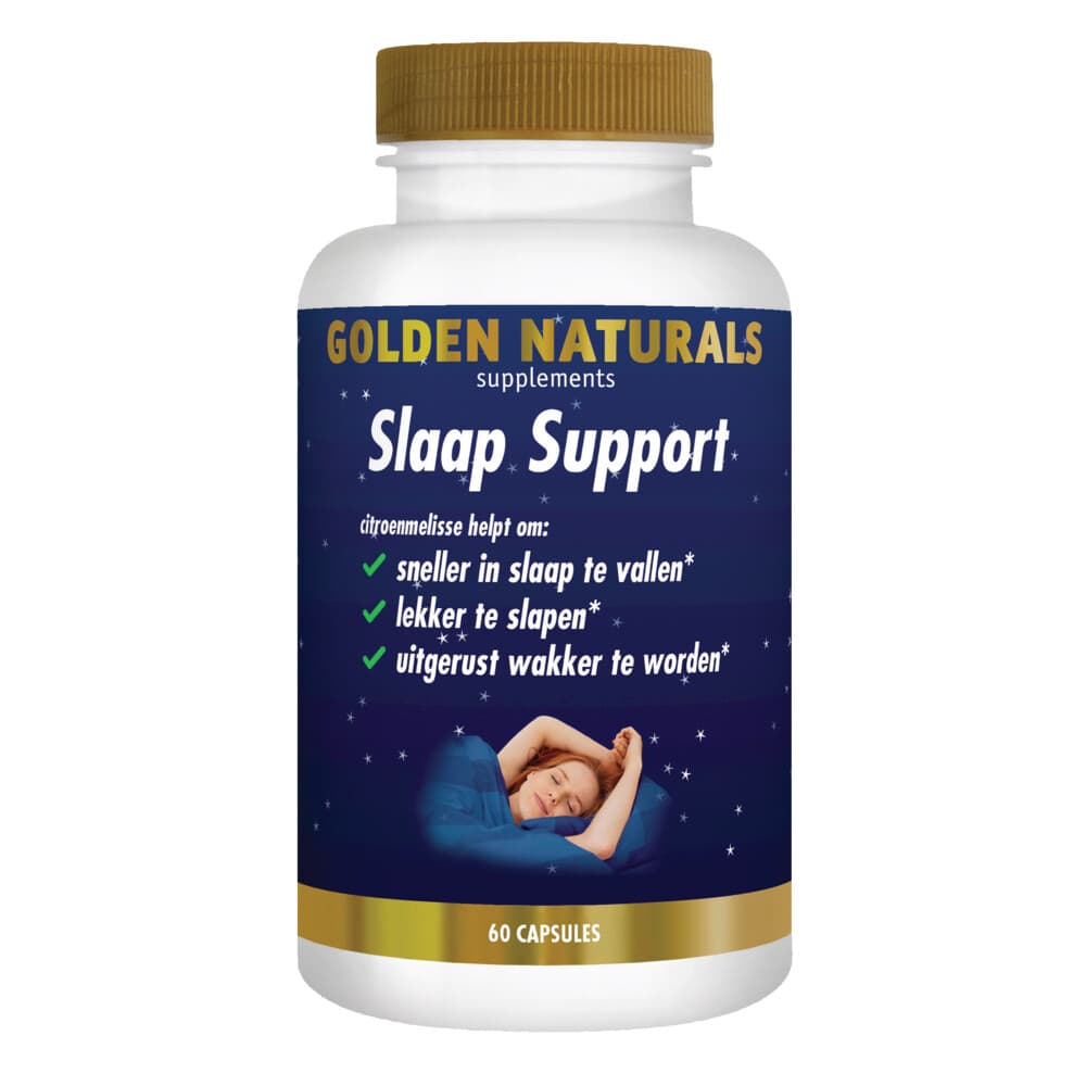Gratis Verzending: Golden Naturals Slaap Support 60 vegacapsules